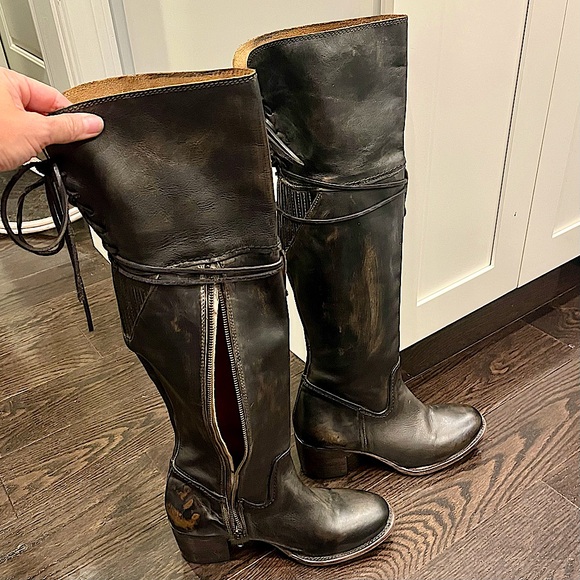 Freebird by Steven Carolina Over the Knee Leather Boots - Picture 13 of 16